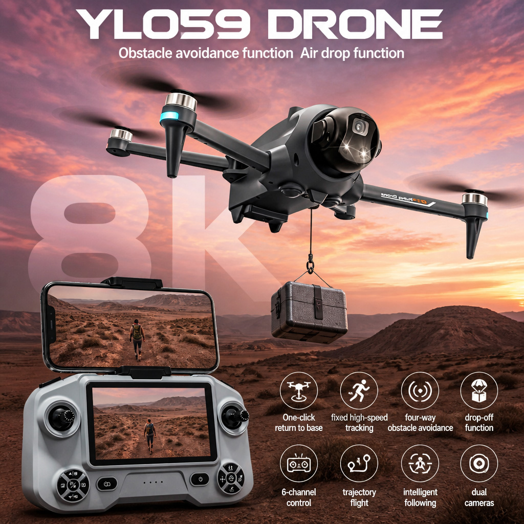 Drone Carrera Rc - NEW YL059 Drone GPS Auto Return