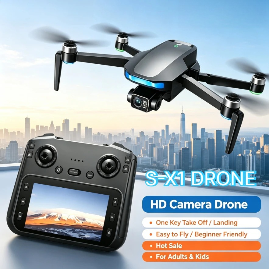 Drone X1 Rc - Original S-X1 GPS Drone 8K HD