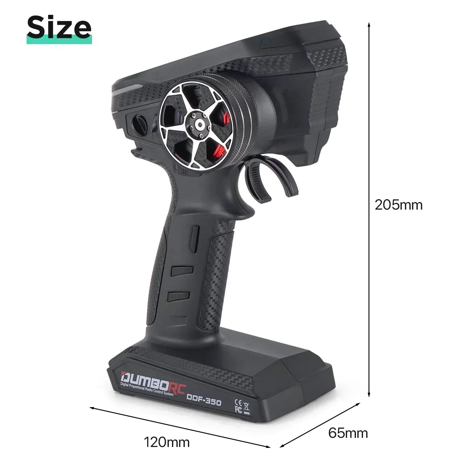 DUMBORC DDF-350 10CH RC Remote - Joystick Rc Drone ulasan dan harga