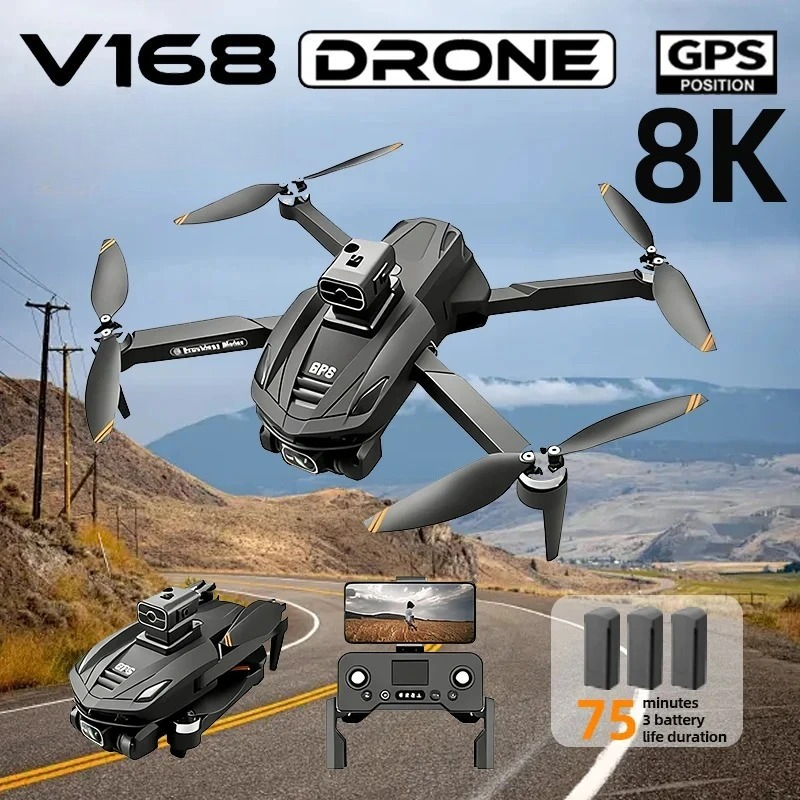 Original V168 GPS Drone Profes - Drone Top Rc ulasan dan harga