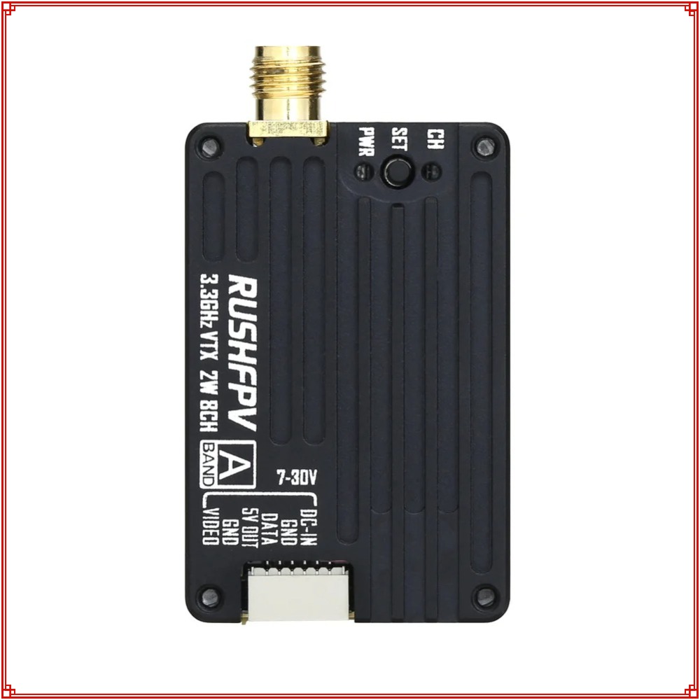 2026 New RUSHFPV 3.3G 2W VTX T - Drone Rc Airplane ulasan dan harga