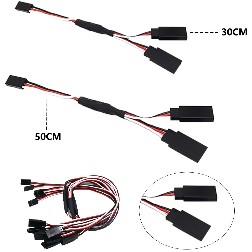 5/8/10pcs RC Servo Y Extension - Drone Rc Jet ulasan dan harga