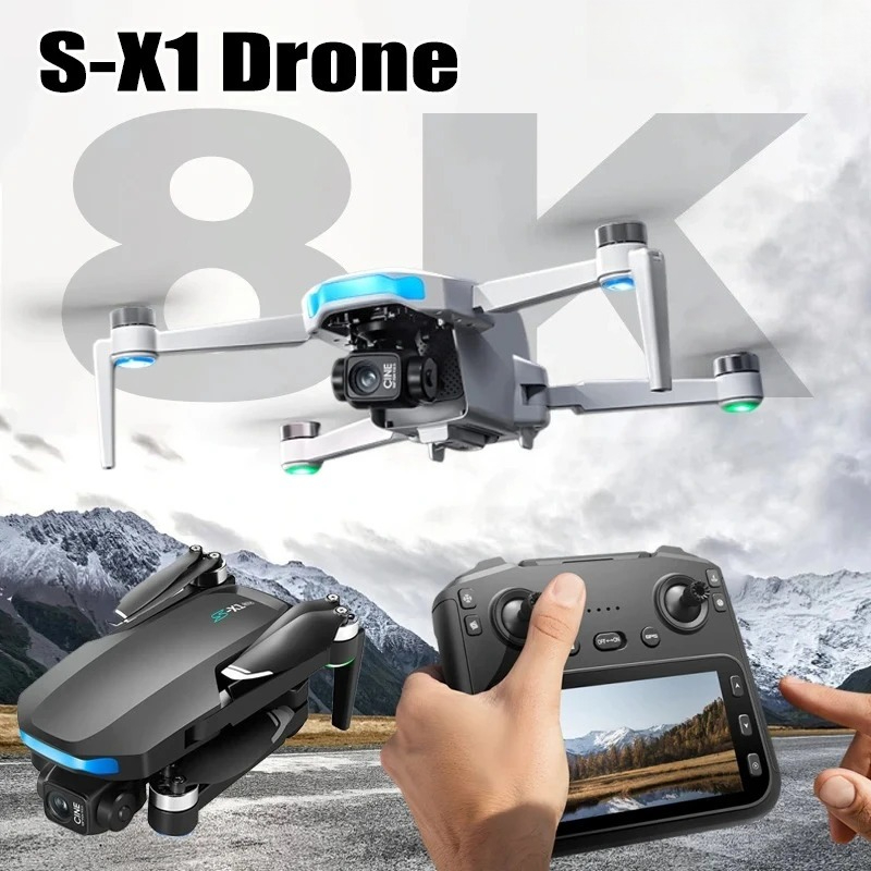 Original S-X1 Drone 8K HD Prof - Drone X1 Rc ulasan dan harga