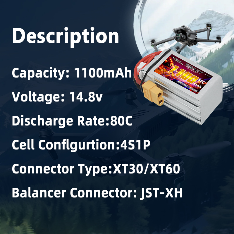 TERANTY 4S 1100mAh 80C/160C Li - Drone Carrera Rc ulasan dan harga