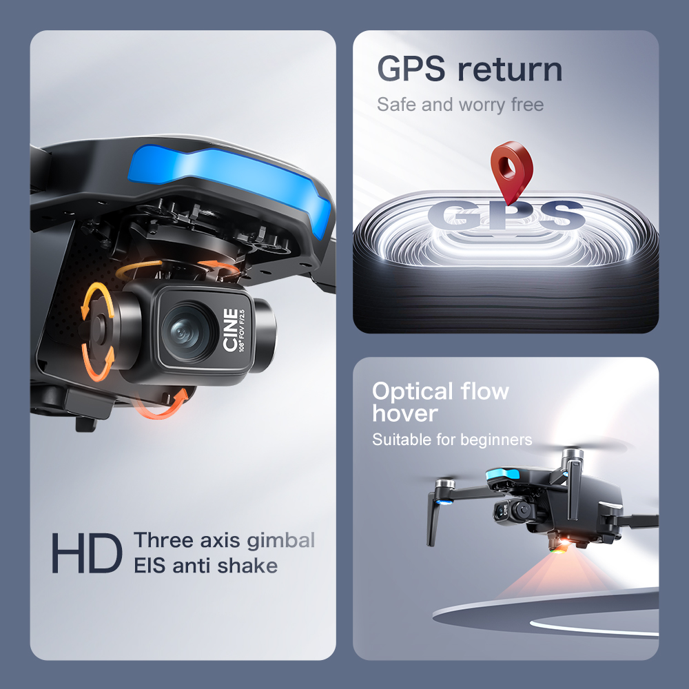 Original S-X1 GPS Drone 8KHD p - Drone X1 Rc ulasan dan harga