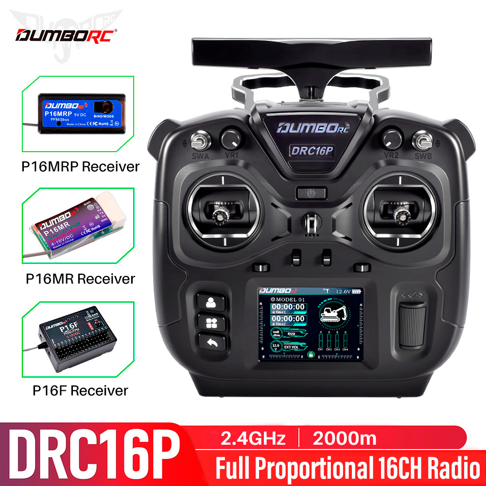DUMBORC RC Transmitter DRC16P  - Drone Rc Jet ulasan dan harga