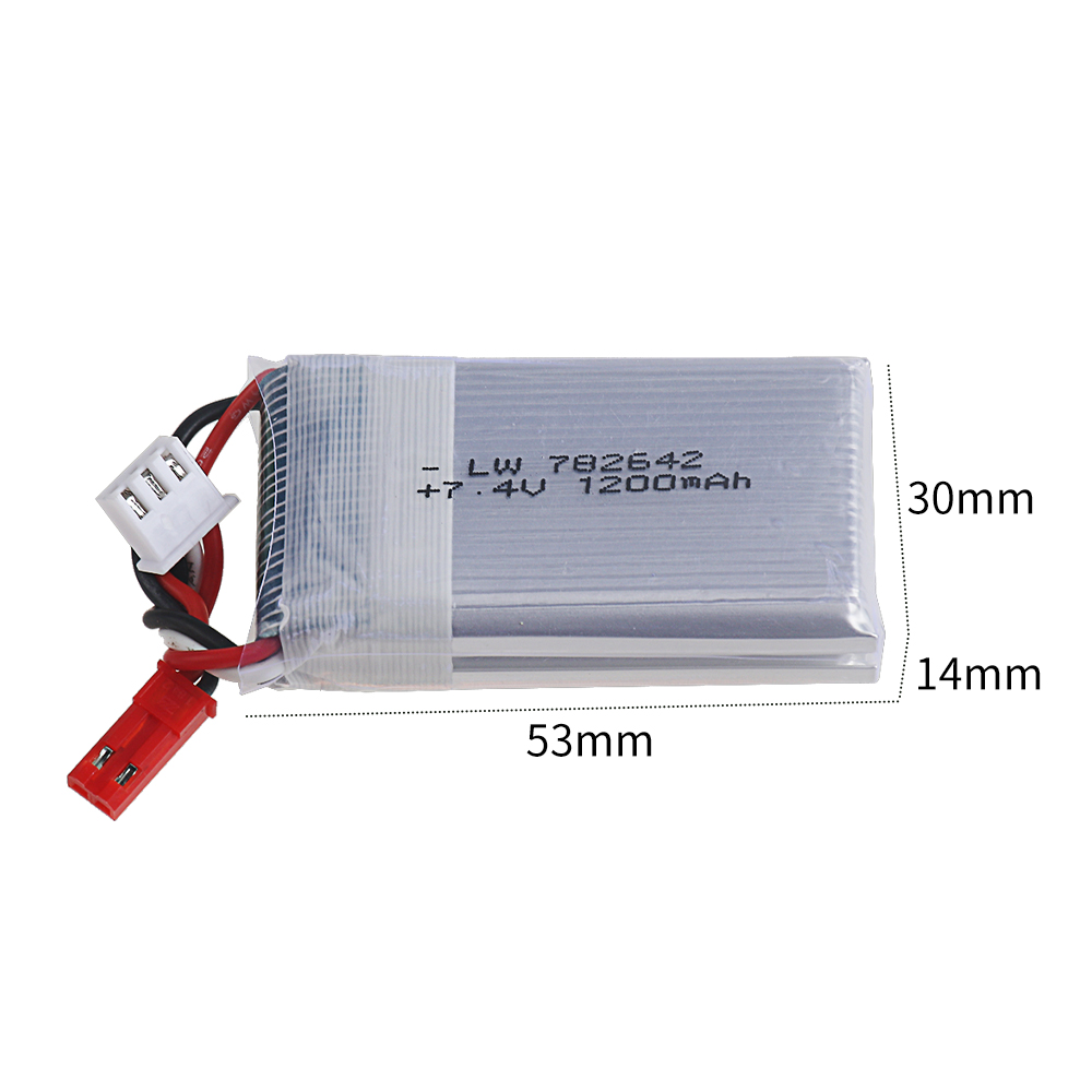 7.4v 1200mah Lipo Battery with - Drone Mjx Rc ulasan dan harga