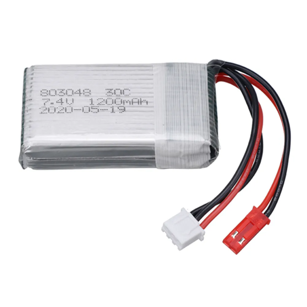 803048 Lipo Battery 7.4V 1200m - Drone Mjx Rc ulasan dan harga
