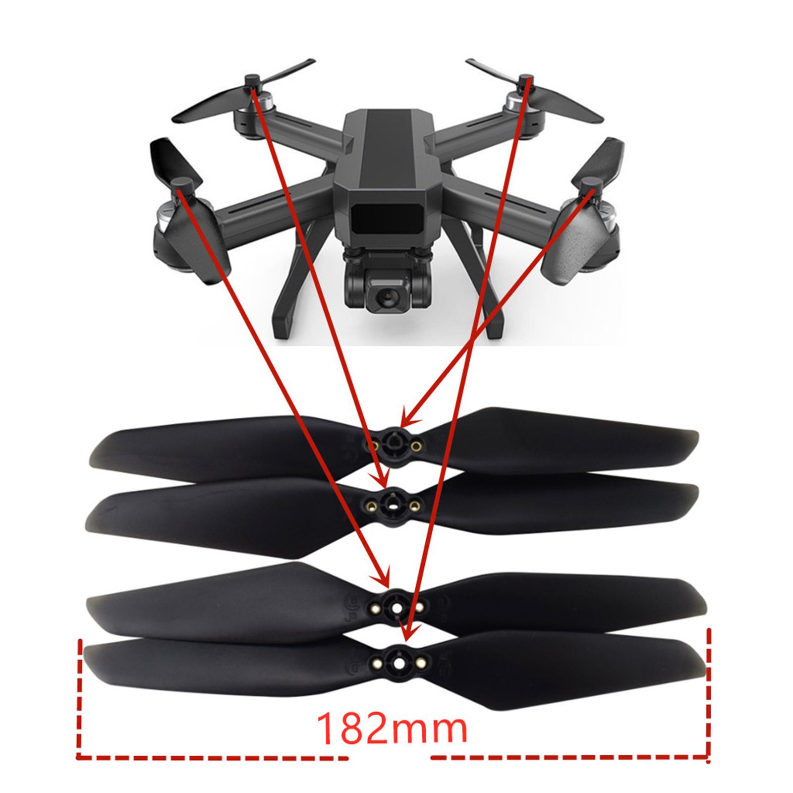 Black Plastic Propeller Prop R - Drone Mjx Rc ulasan dan harga